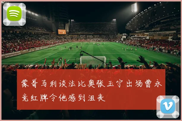 蒙哥马利谈法比奥张玉宁出场曹永竞红牌令他感到沮丧