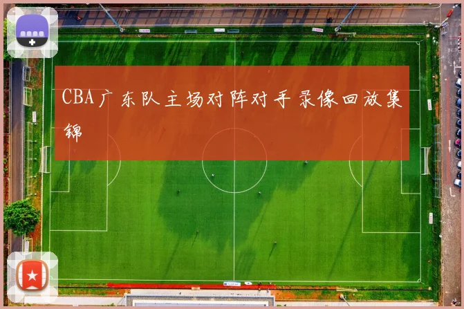 CBA广东队主场对阵对手录像回放集锦
