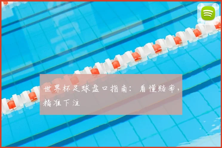 世界杯足球盘口指南：看懂赔率，精准下注