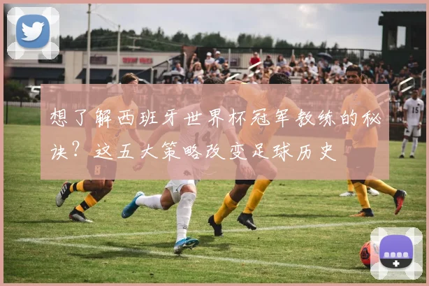 想了解西班牙世界杯冠军教练的秘诀?这五大策略改变足球历史