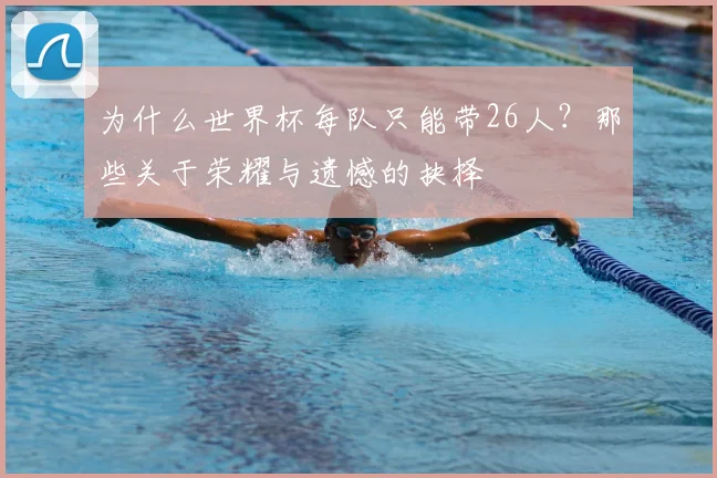 为什么世界杯每队只能带26人？那些关于荣耀与遗憾的抉择